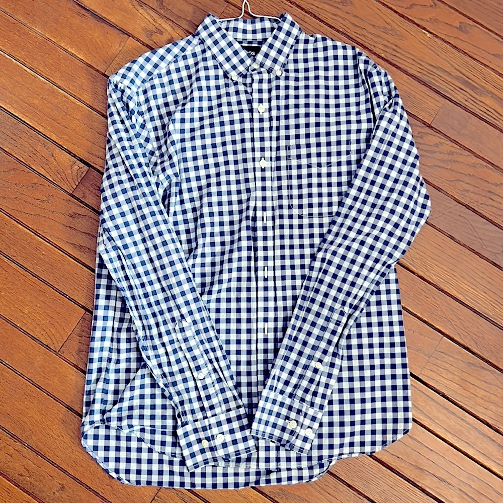 Bonobos mens standard fit long sleeve button down shirt size medium
